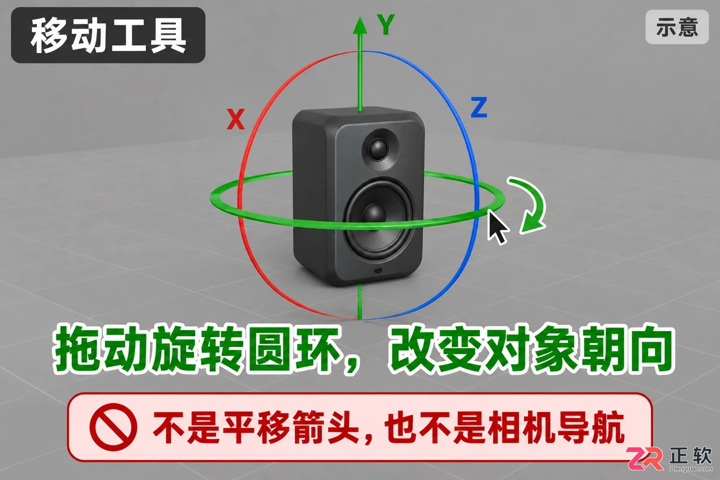 keyshot怎么旋转物体 方向控制技巧