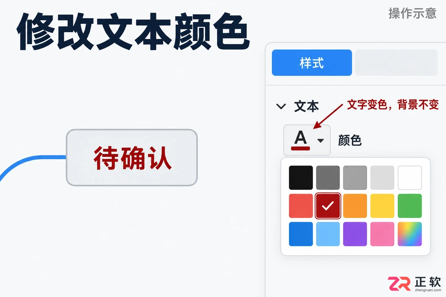 xmind怎么改字体颜色 文字样式设置