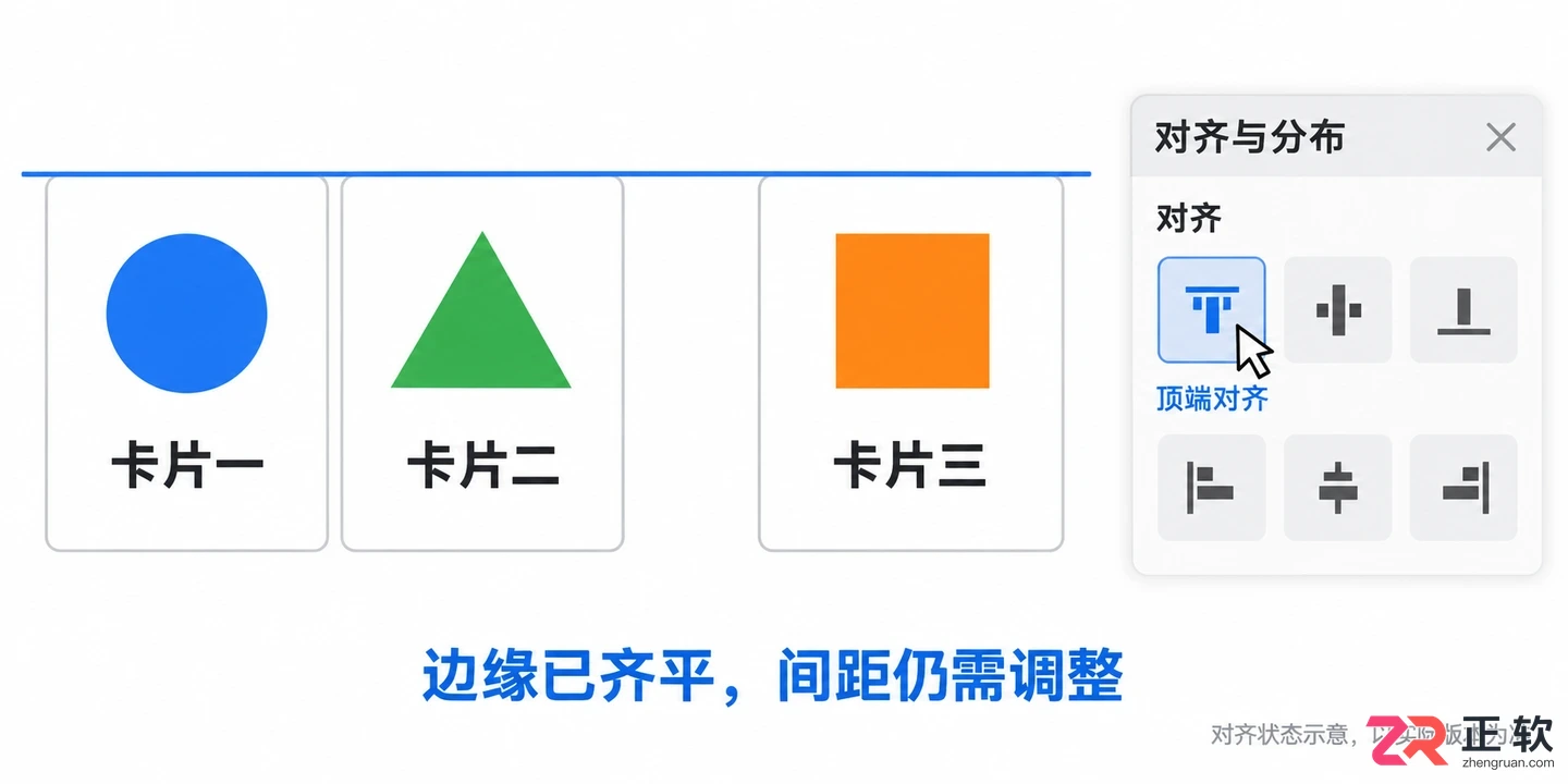 coreldraw怎么对齐 多个对象排列技巧