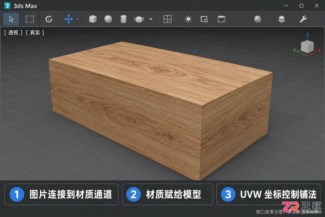 3DMax材质贴图怎么贴