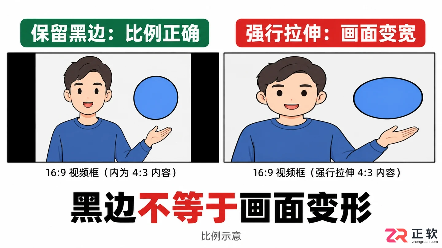 哔哩哔哩投稿横版视频被拉伸怎么处理