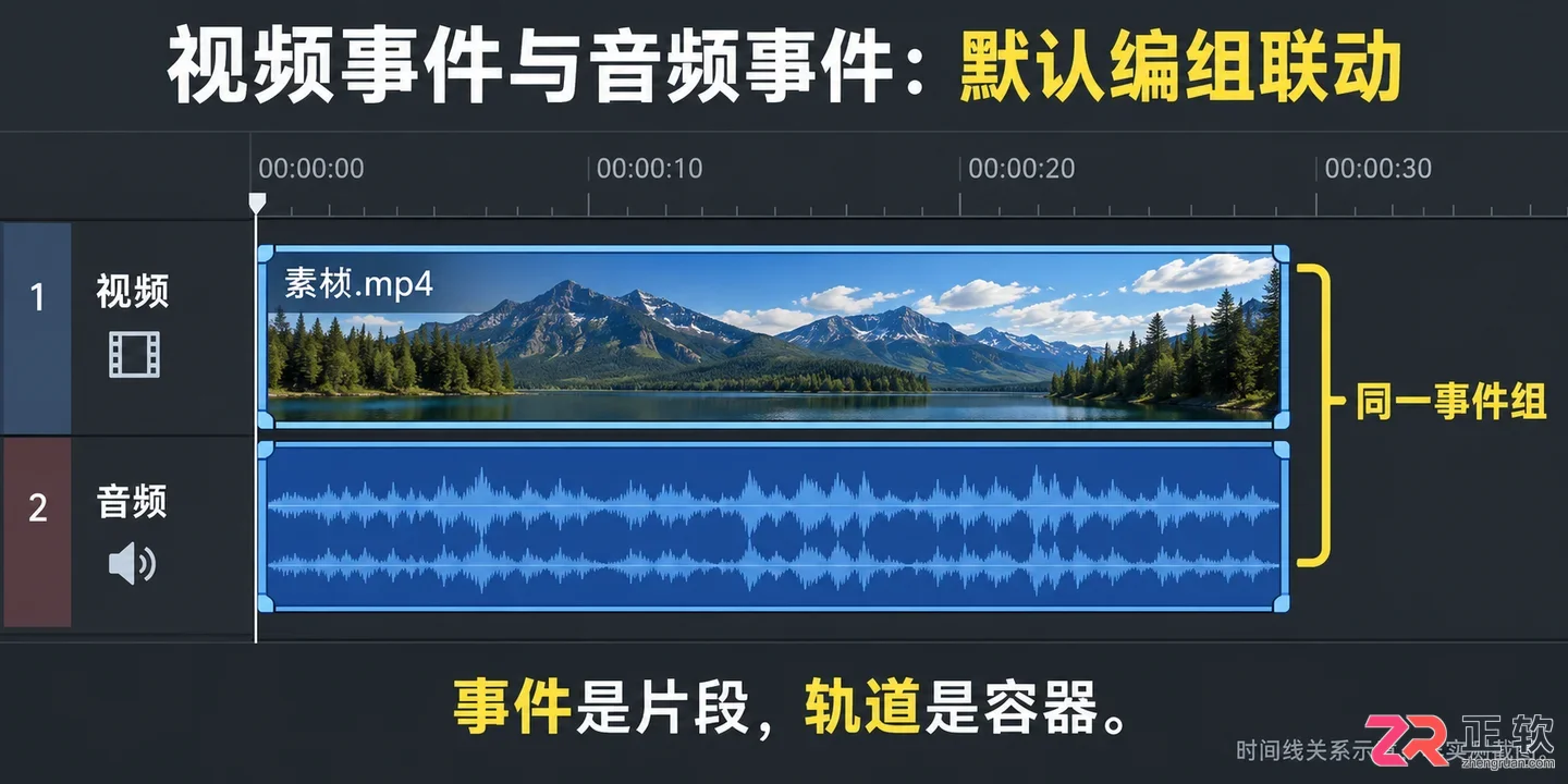vegas怎么单独操作音频 音轨编辑技巧