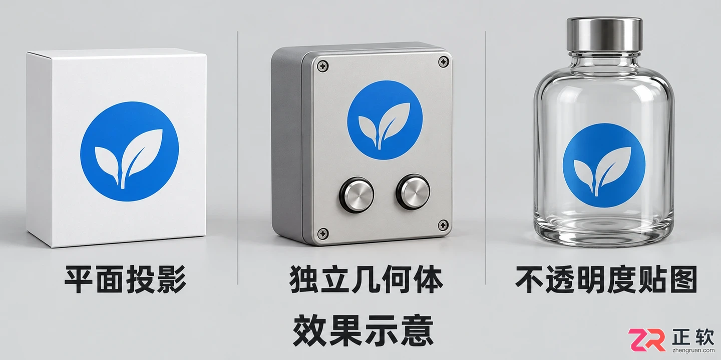 keyshot贴图怎么只贴一个面单面材质设置教程