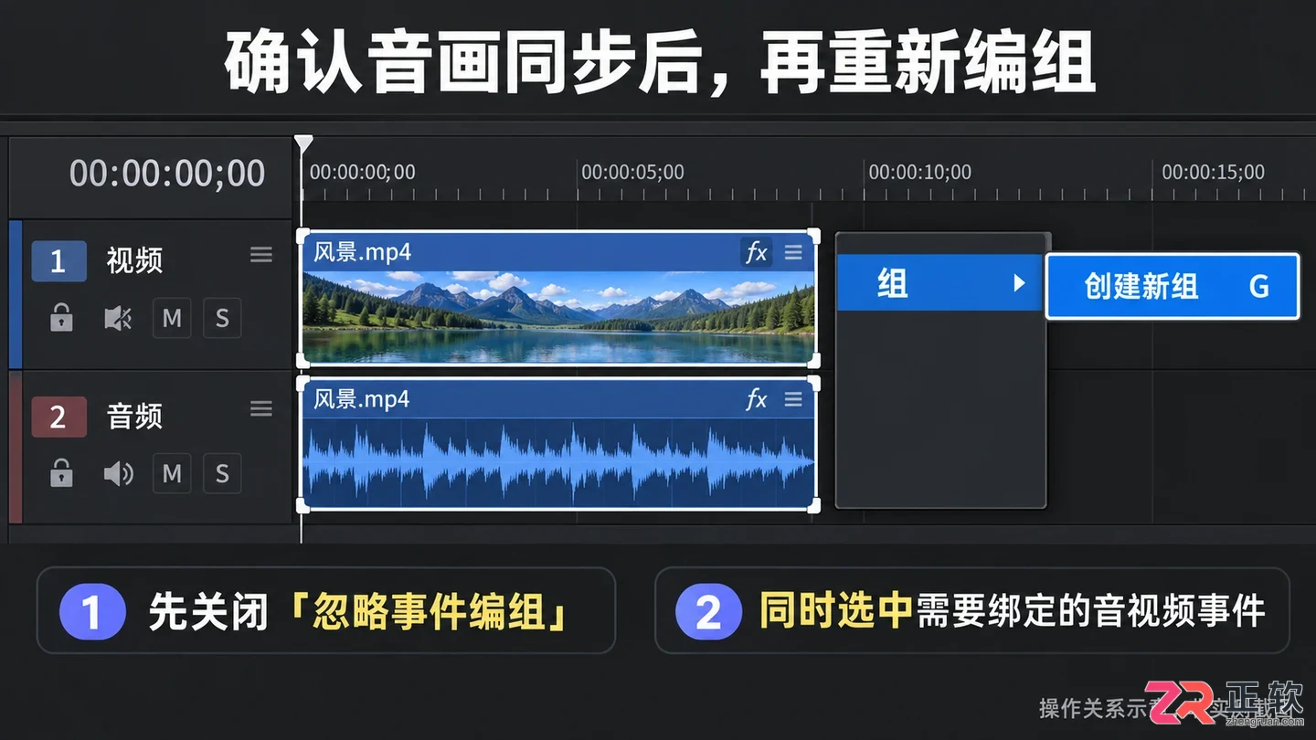 vegas怎么单独操作音频 音轨编辑技巧
