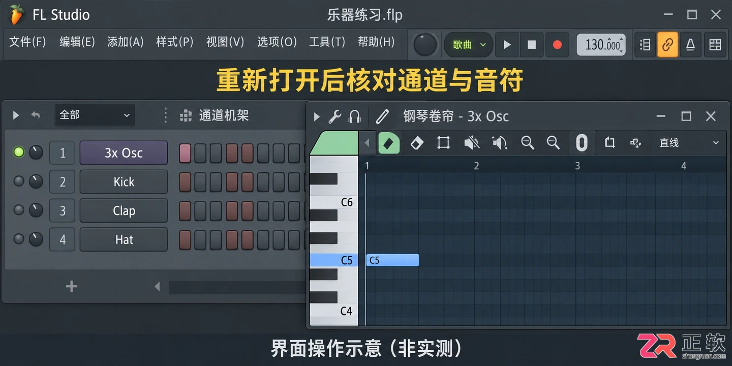 flstudio怎么添加乐器 乐器加载步骤