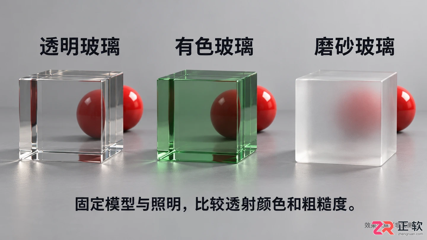 maya常见的玻璃材质有哪些