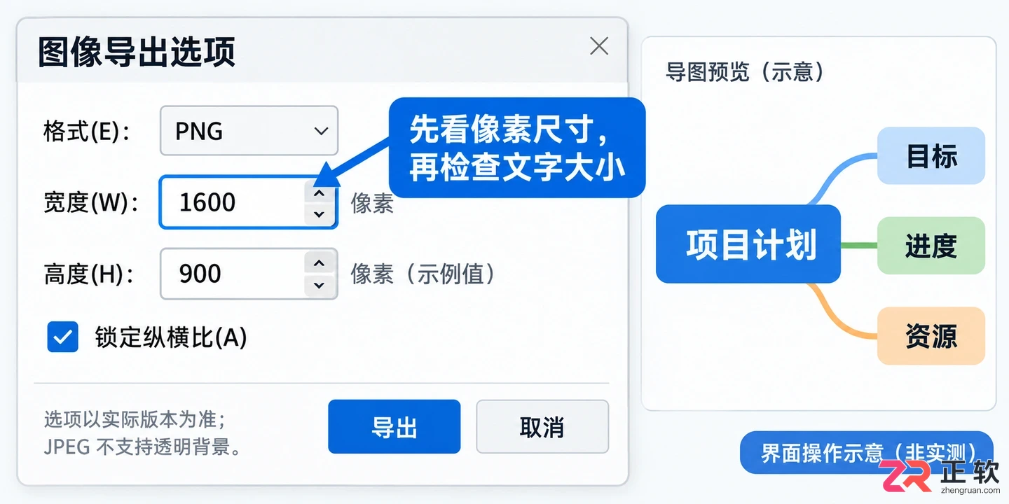 mindmanager怎么保存成图片 图片格式选择