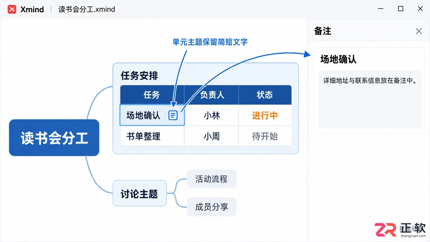 xmind怎么插入表格 表格添加步骤