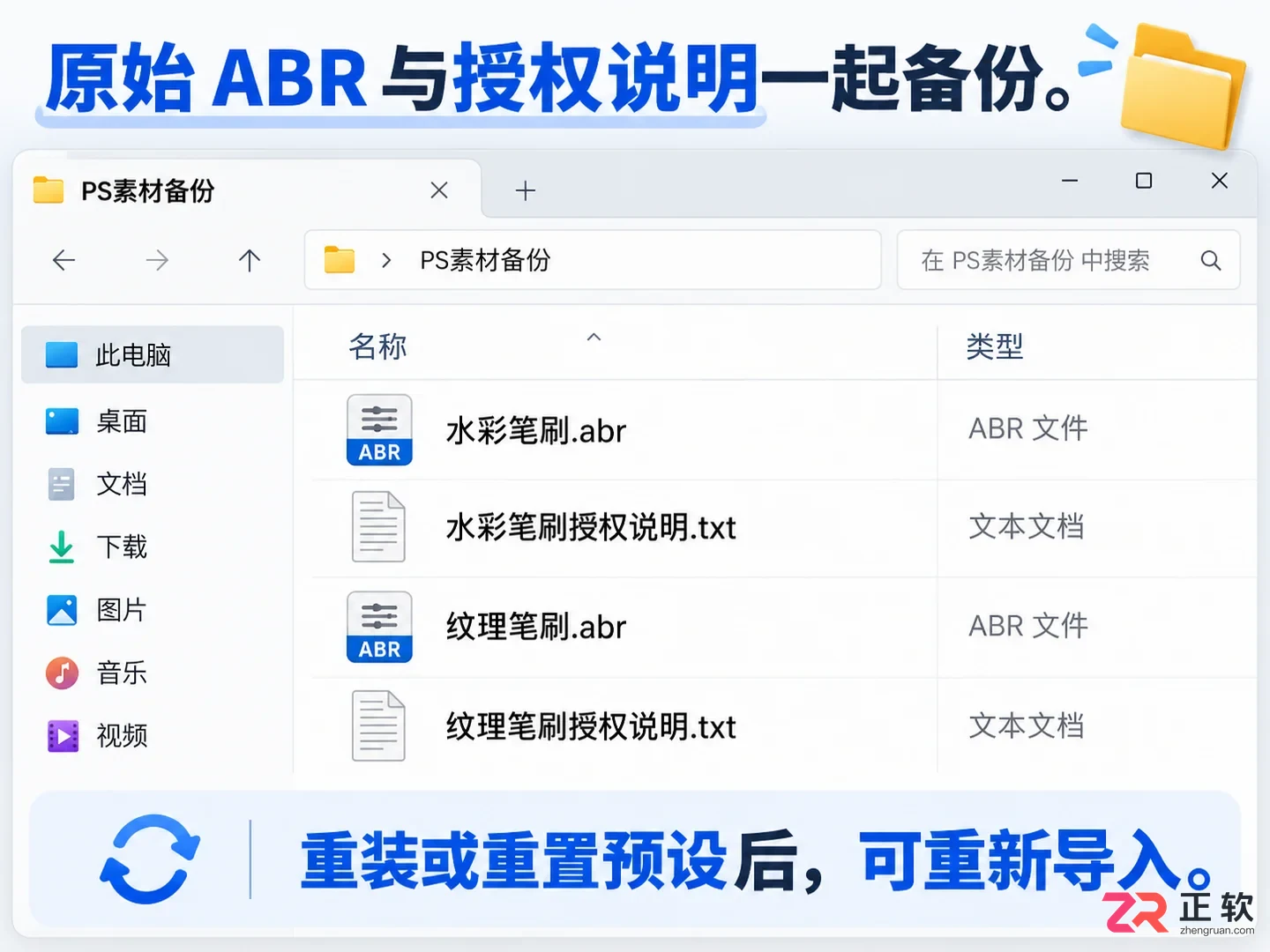PS笔刷如何导入