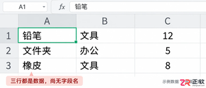 WPSOffice2023表格无表头,如何手动开启筛选