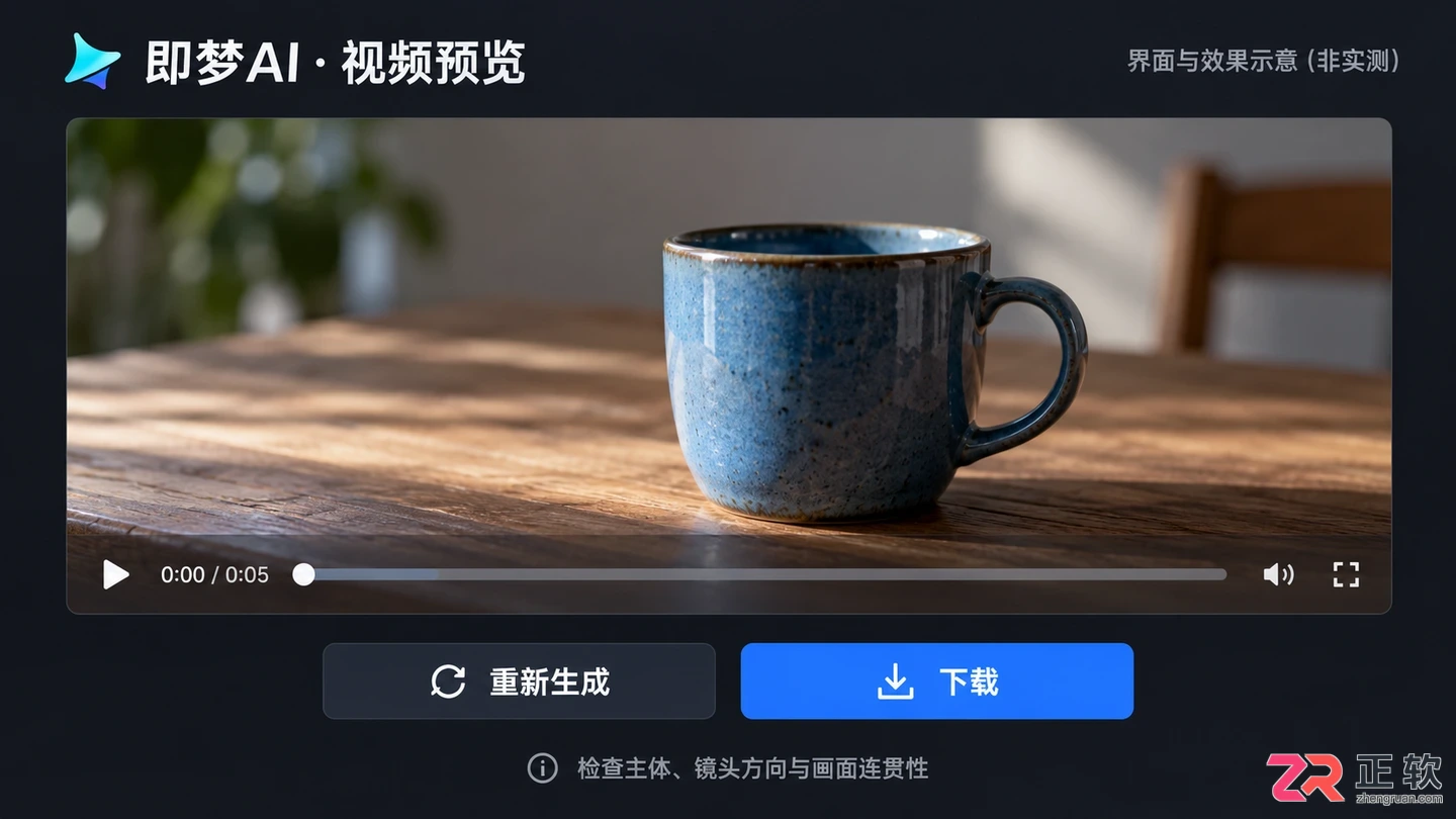 即梦AI视频怎么设置运镜（推拉摇移环绕）？