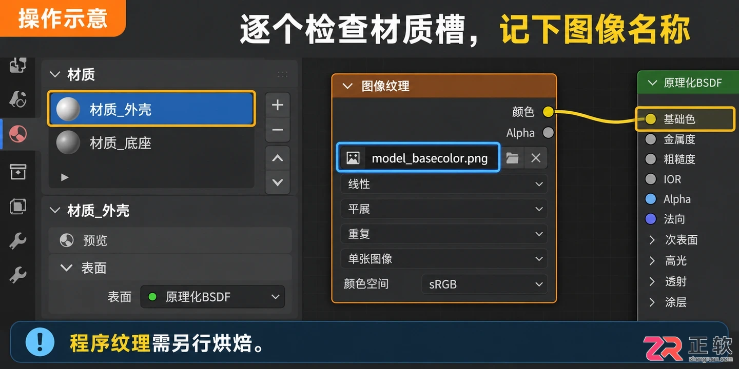 blender文件导出贴图的完整操作教程