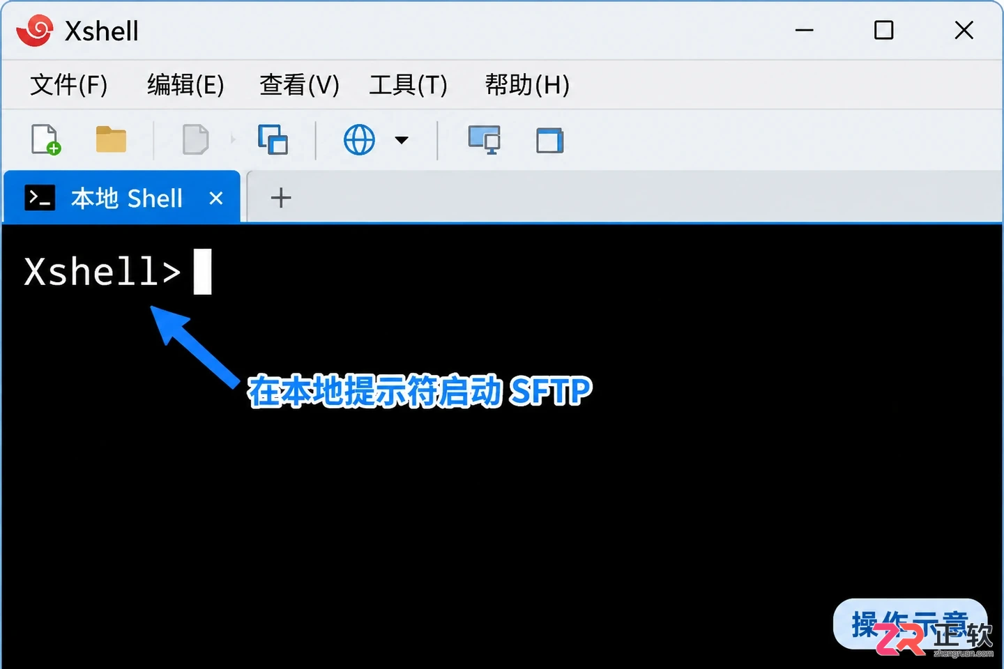 Xshell怎么把日志下载到本地