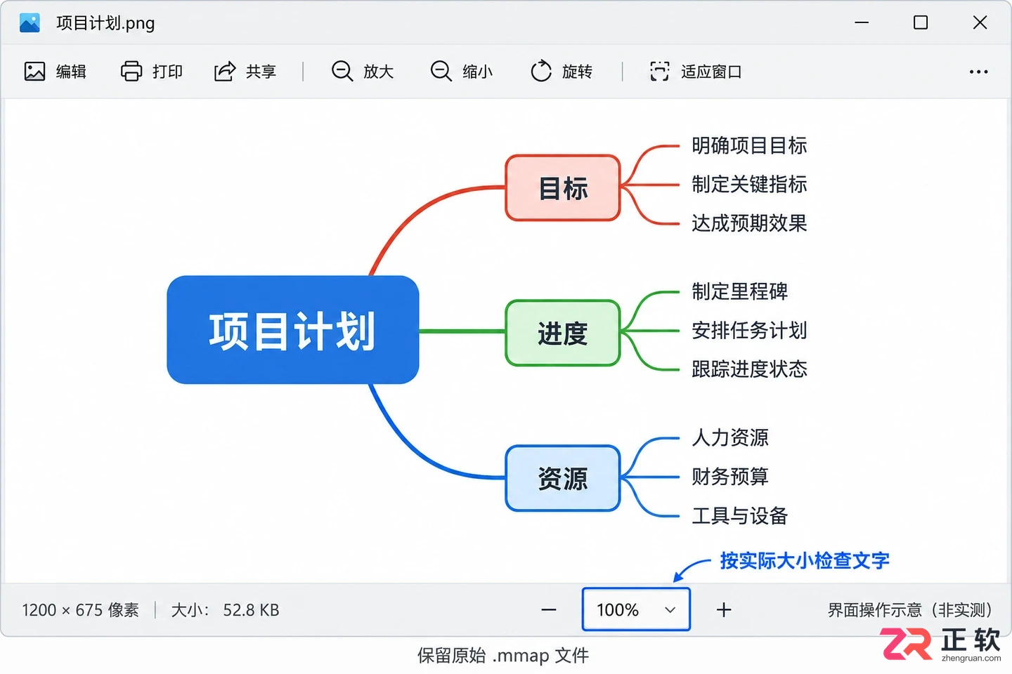 mindmanager怎么保存成图片 图片格式选择