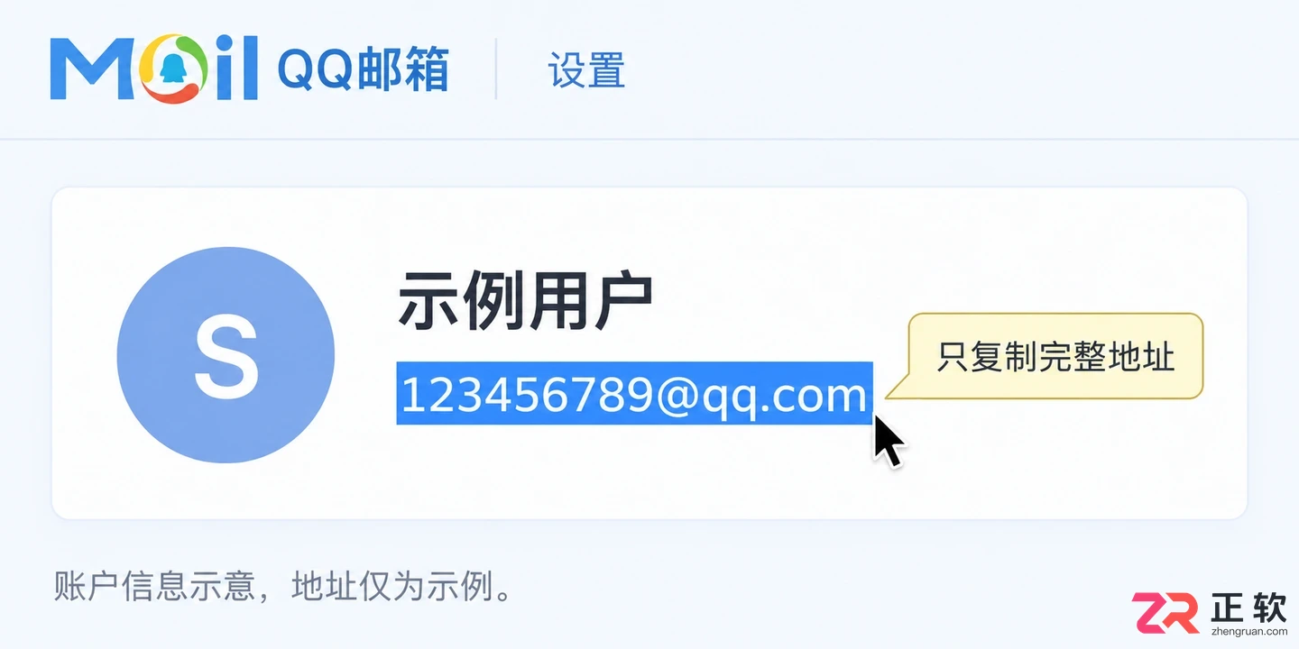 QQ邮箱地址里能不能添加空格