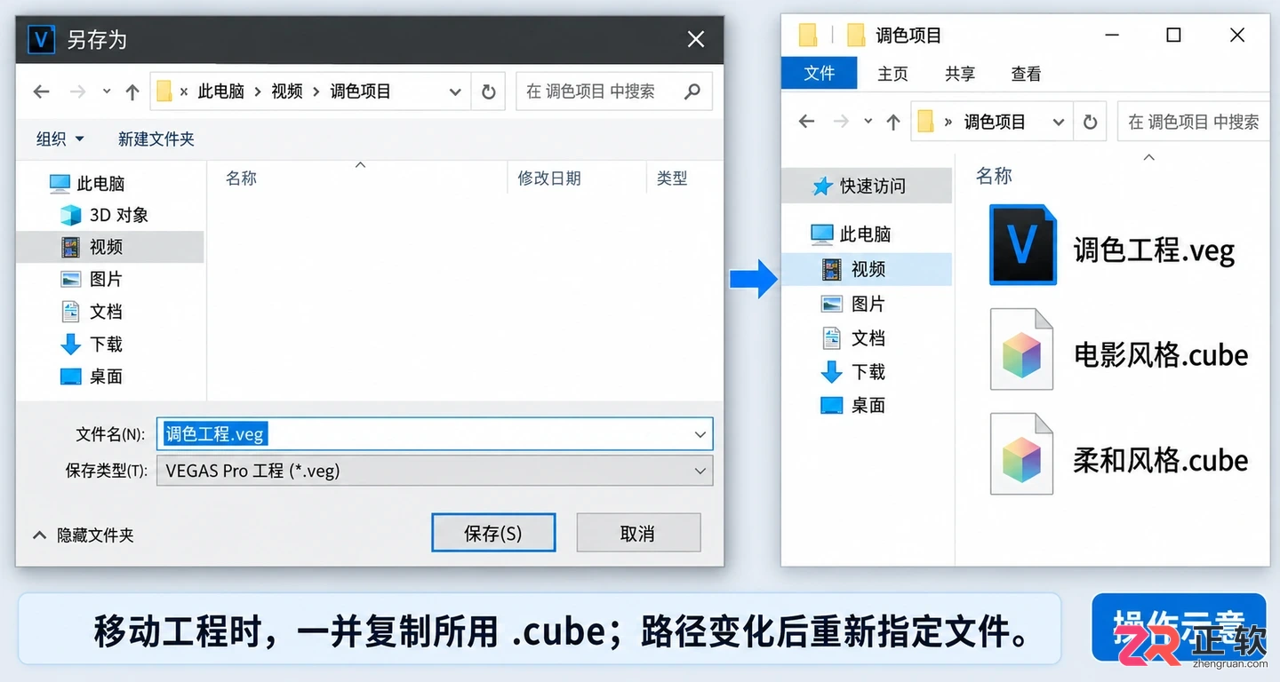 Vegas怎么添加cube格式 LUT加载教程