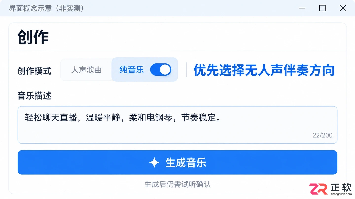 音述AI如何制作适合直播背景的配乐