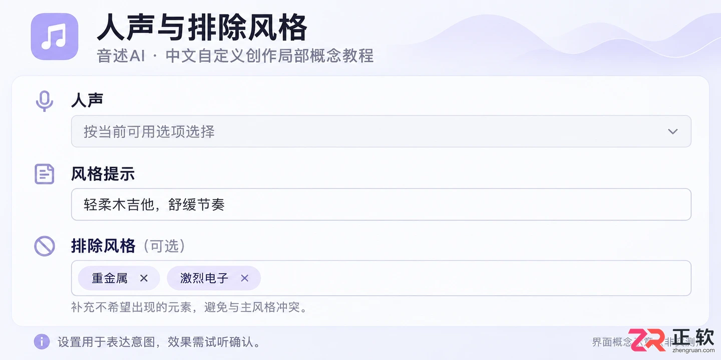 音述AI自定义创作模式参数详解