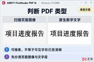abbyyfinereader怎么把PDF字体变清晰