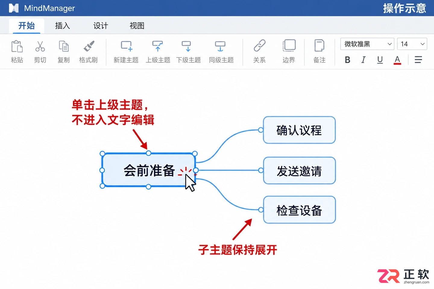Mindjet MindManager 怎么加外框