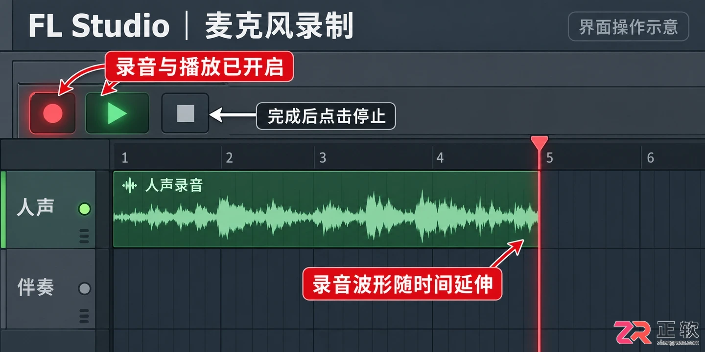 fl studio怎么录音 麦克风录制步骤