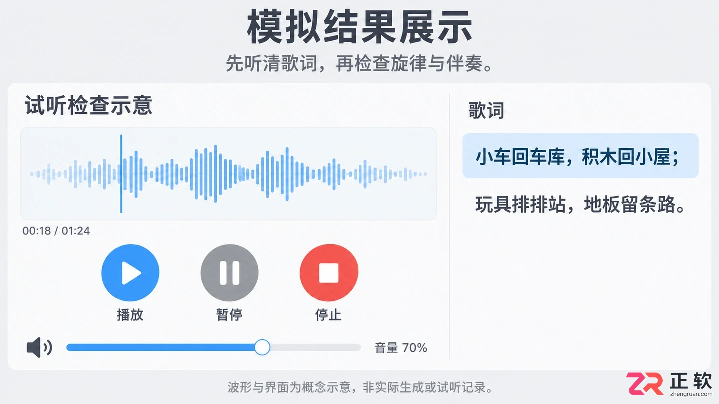 音述AI如何制作儿童类儿歌歌曲