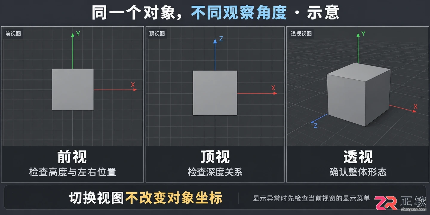 c4d怎么切换视图 多视窗切换技巧