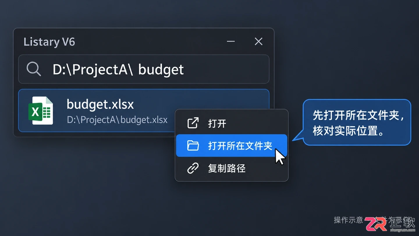listary怎么搜索特定文件夹