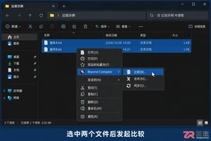 beyond compare怎么添加到右键