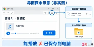 音述AI作品下载失败排查方法
