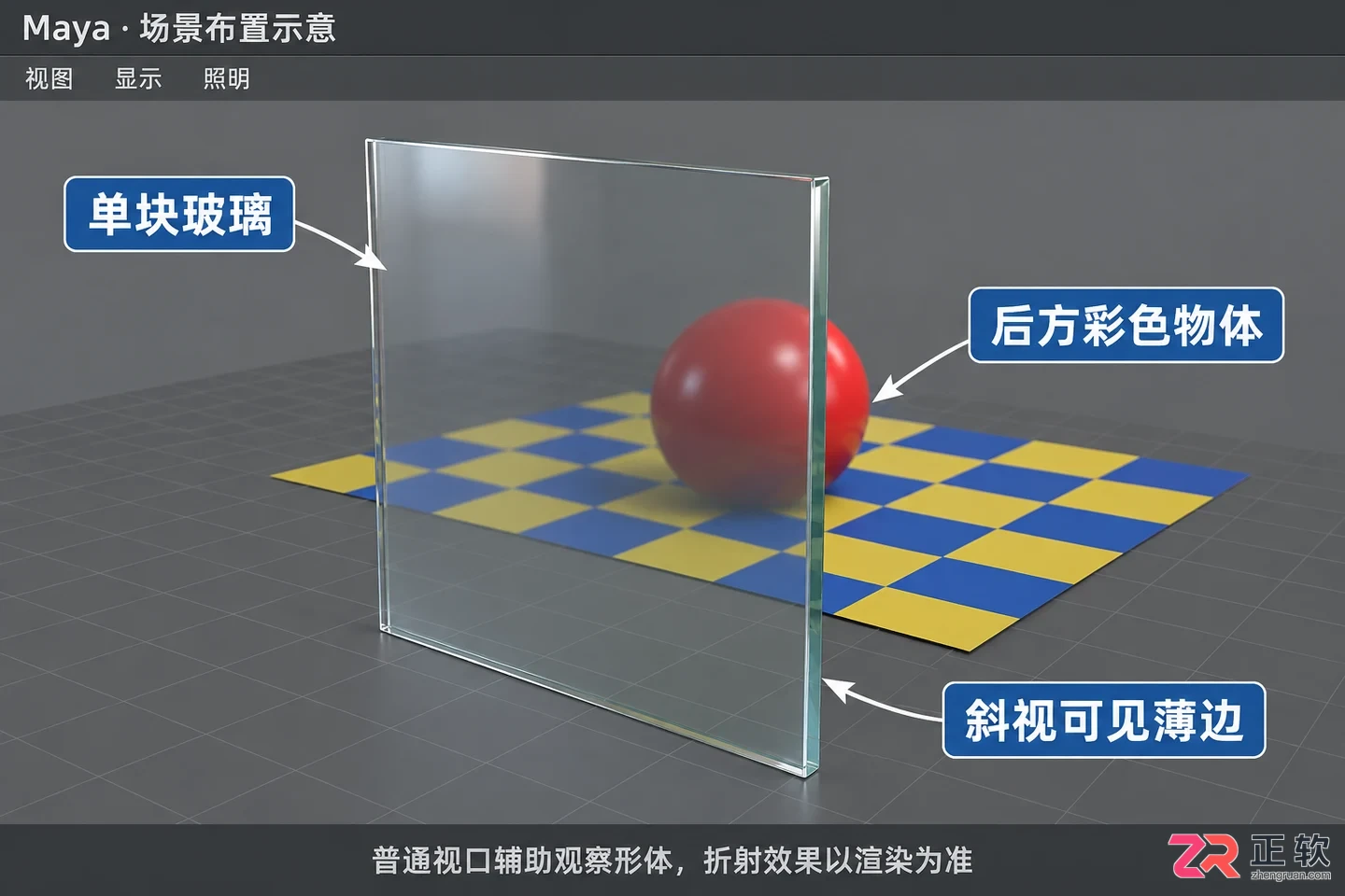 Maya玻璃模型怎么建
