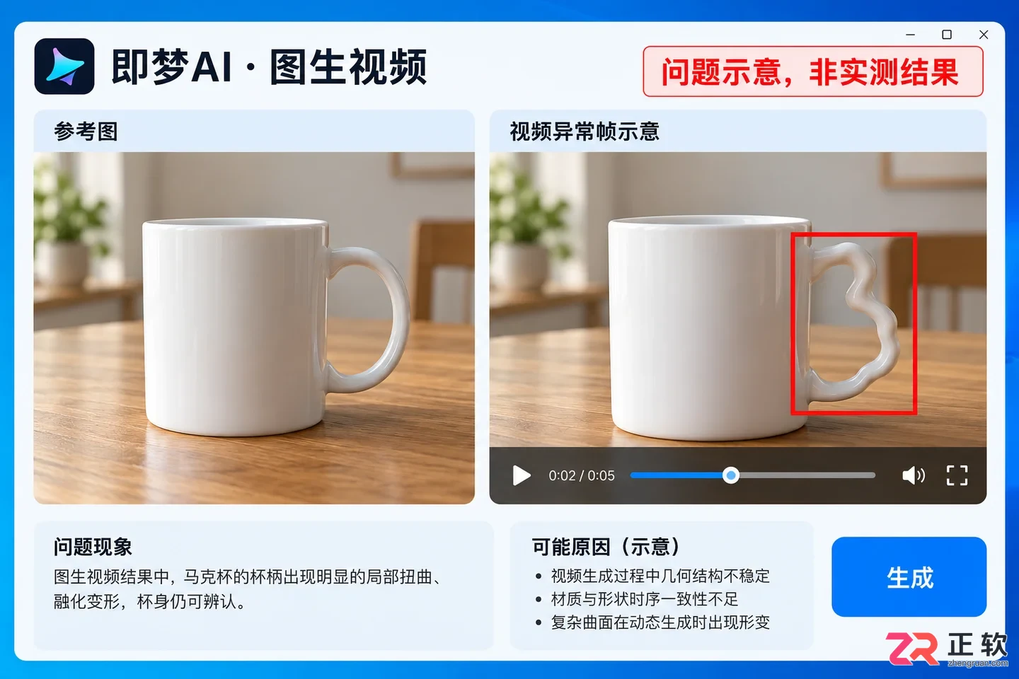 即梦AI生成的视频画面扭曲变形怎么办?