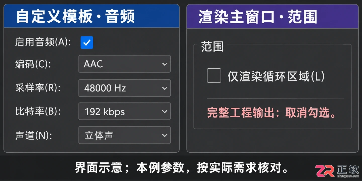 vegas怎么导出视频 渲染参数设置