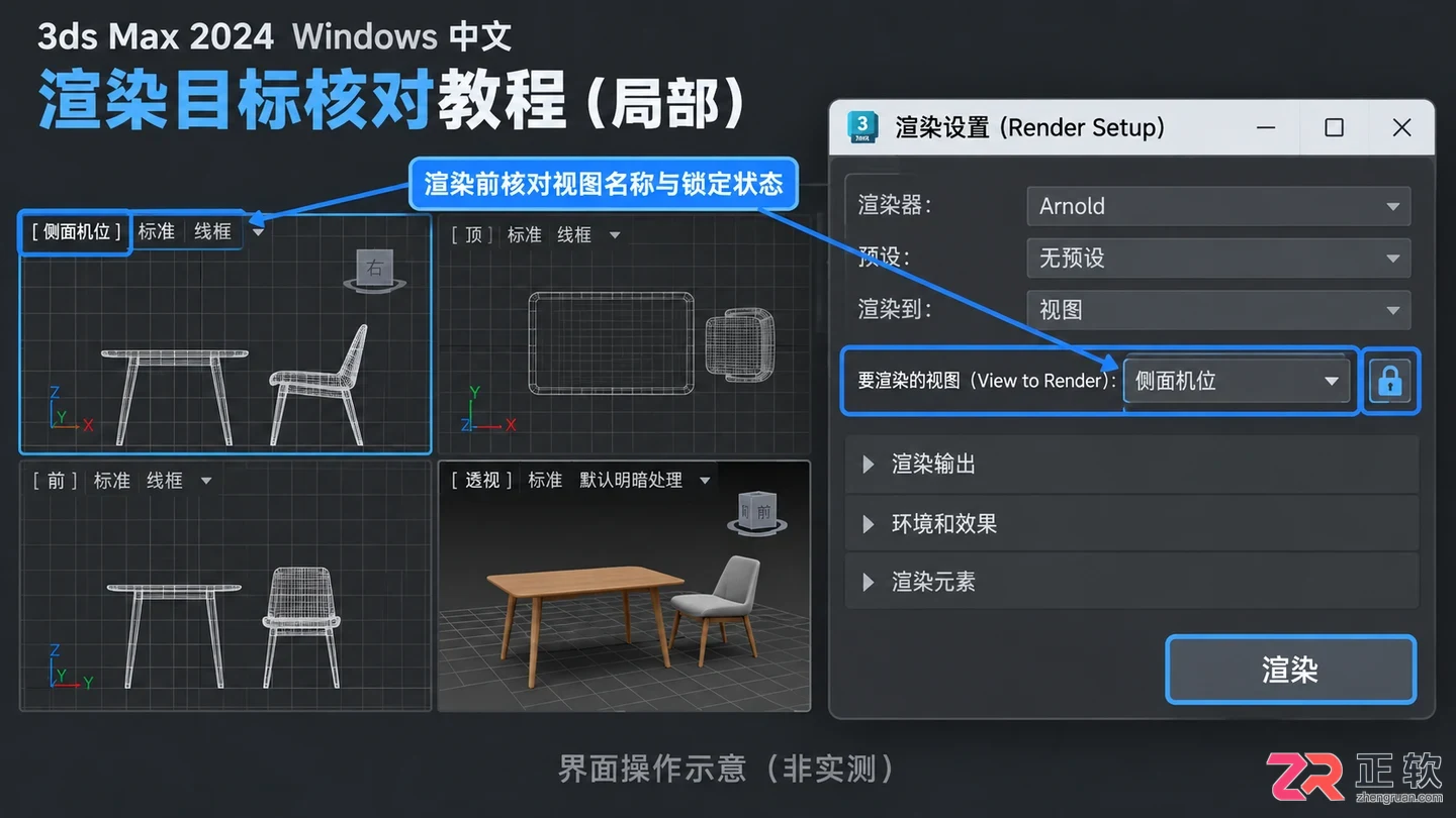3DMax如何用快捷键更改摄像机