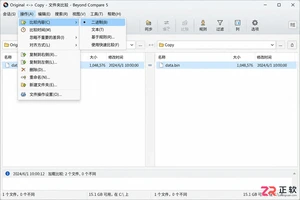 beyond compare怎么二进制对比