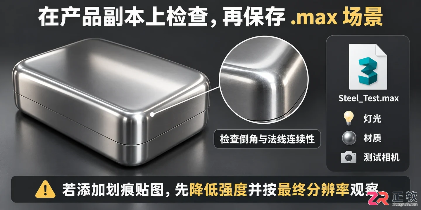 3dmax不锈钢材质参数设置怎么操作