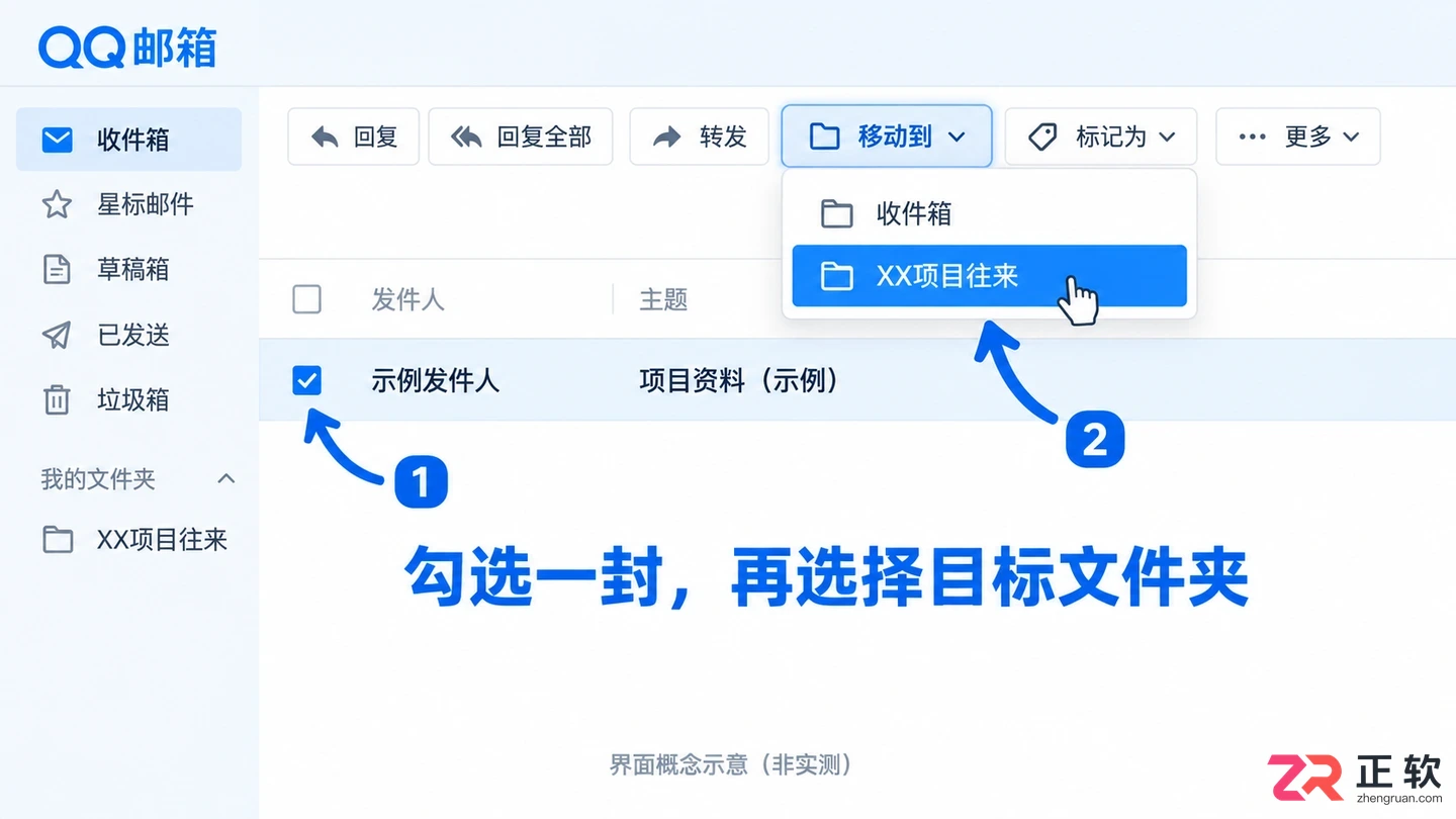 如何在QQ邮箱创建自定义文件夹
