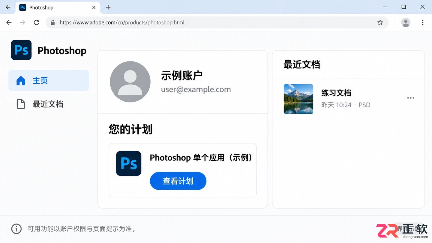 PS网页版本网址是什么