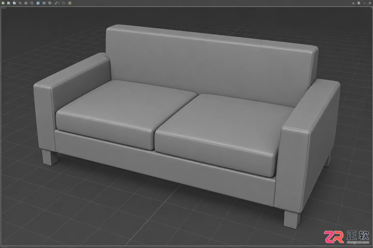 3dmax沙发模型怎么做