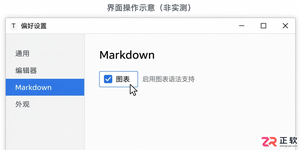 typora怎么展示流程图 图表预览设置