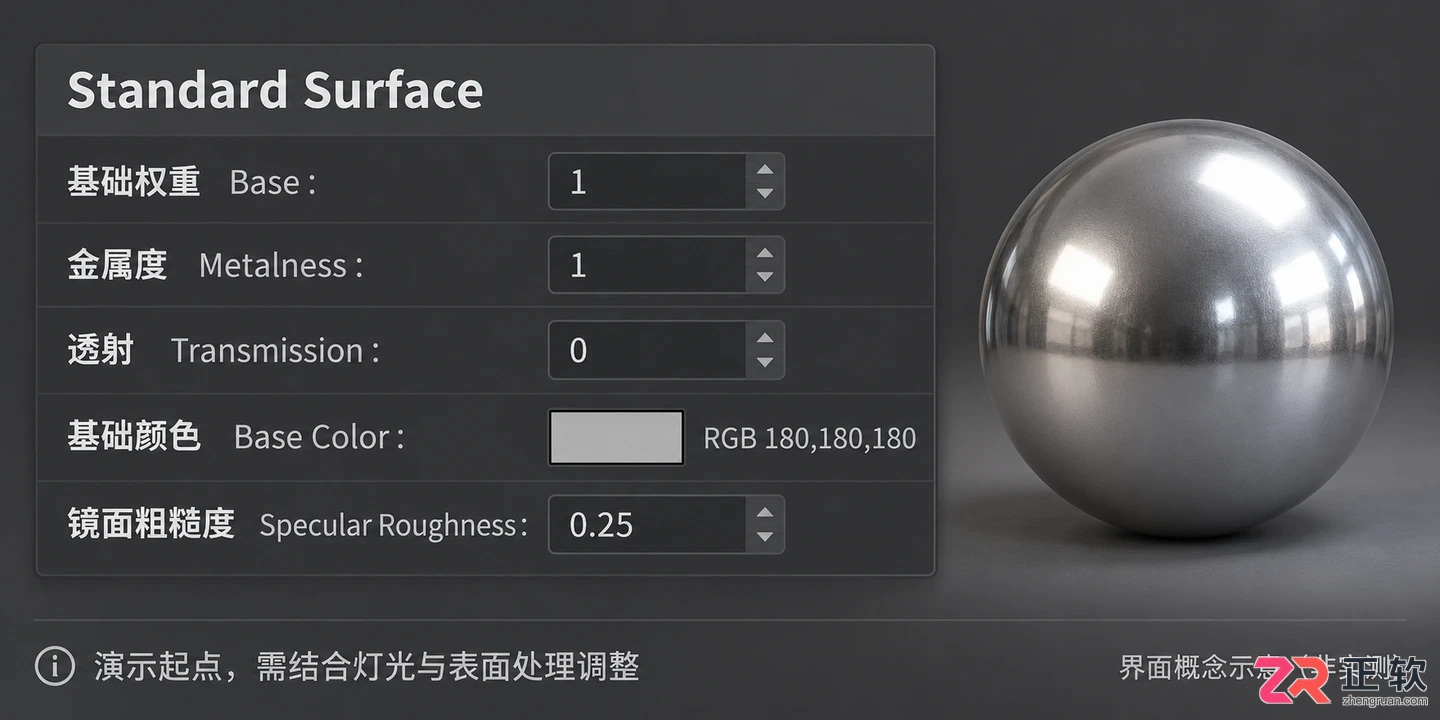 3dmax不锈钢材质怎么调色