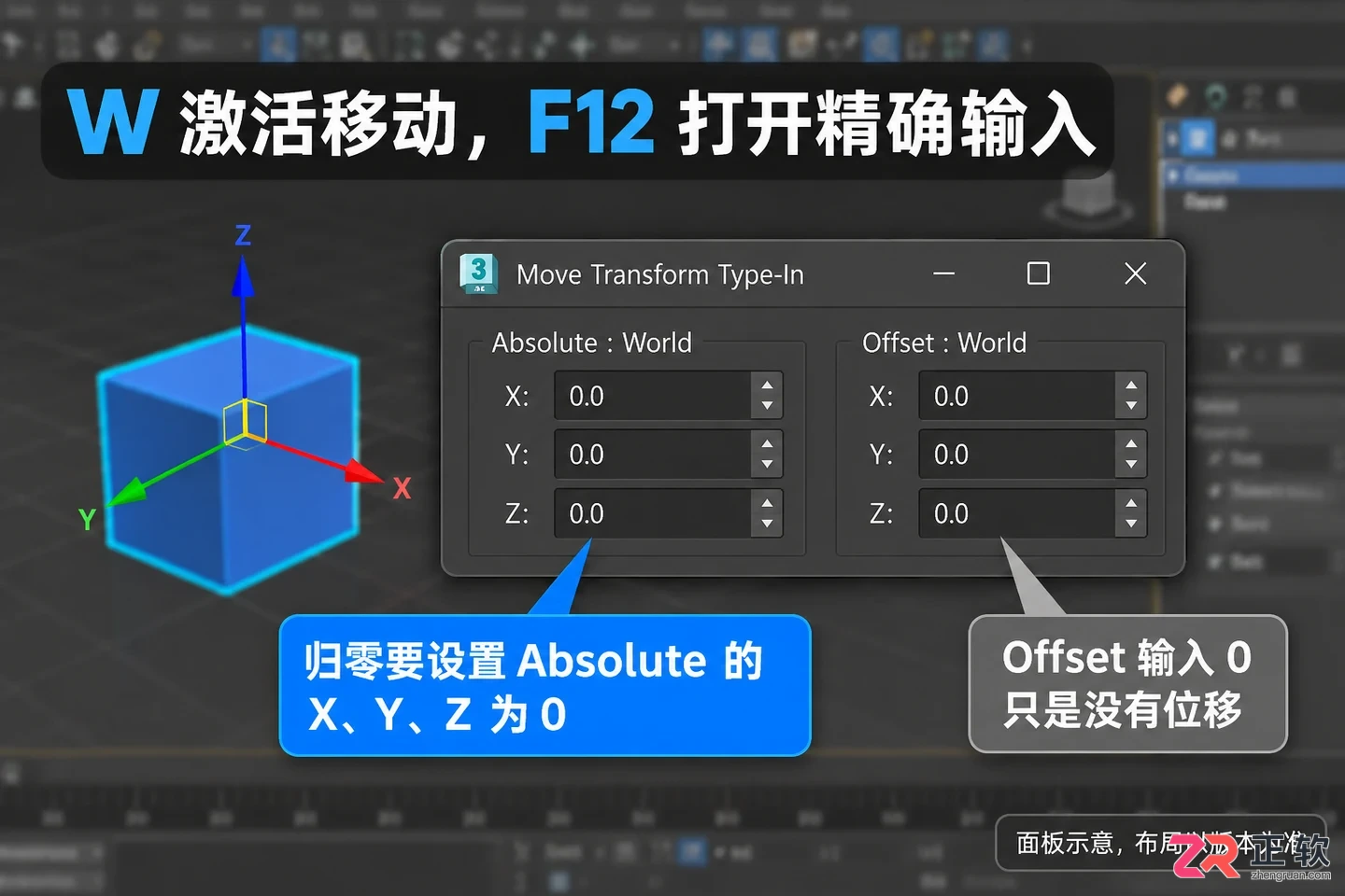 3DMax如何用快捷键回到原点