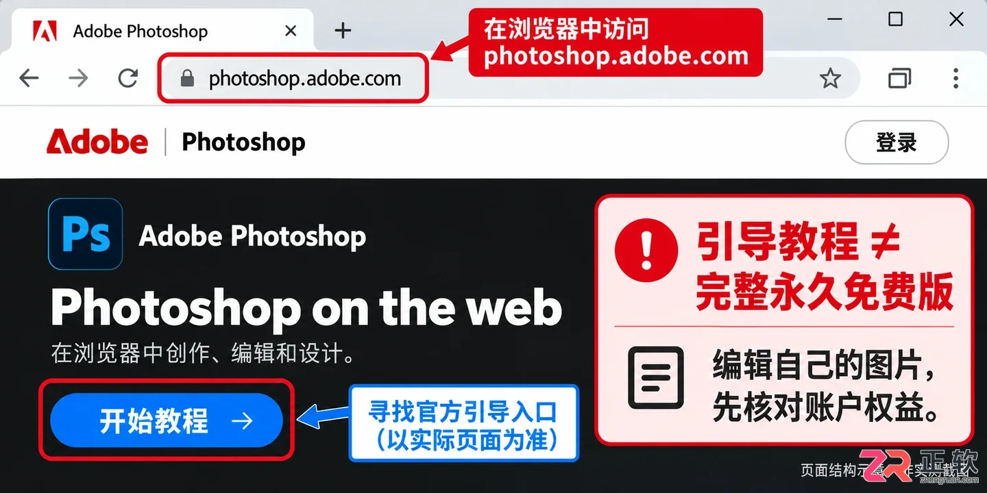 PS网页版如何免费使用