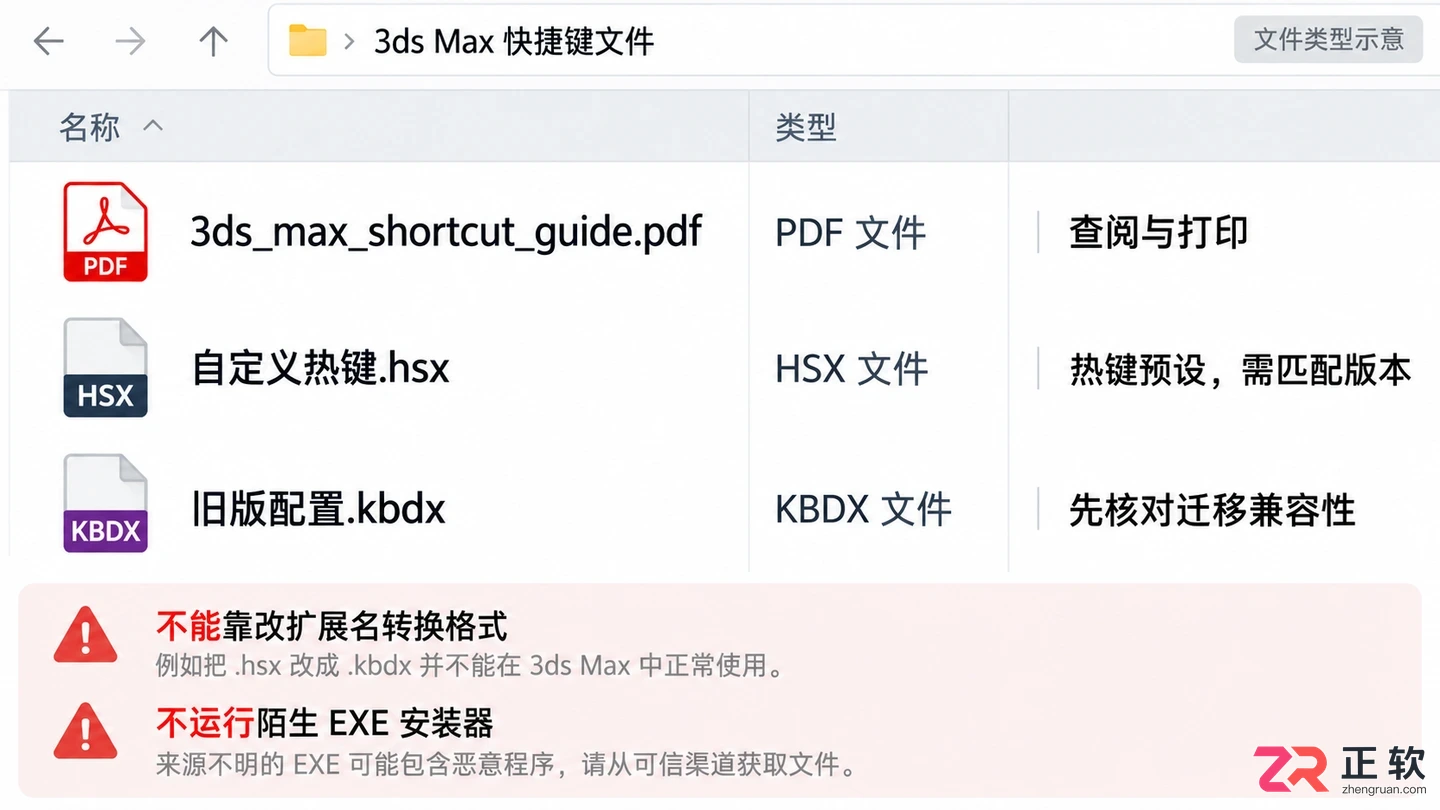 3DMax快捷键文件怎么下载
