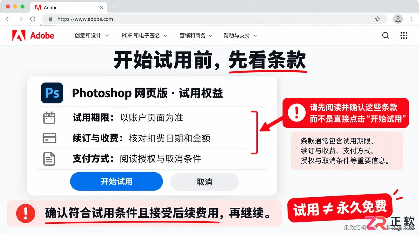 PS网页版如何免费使用