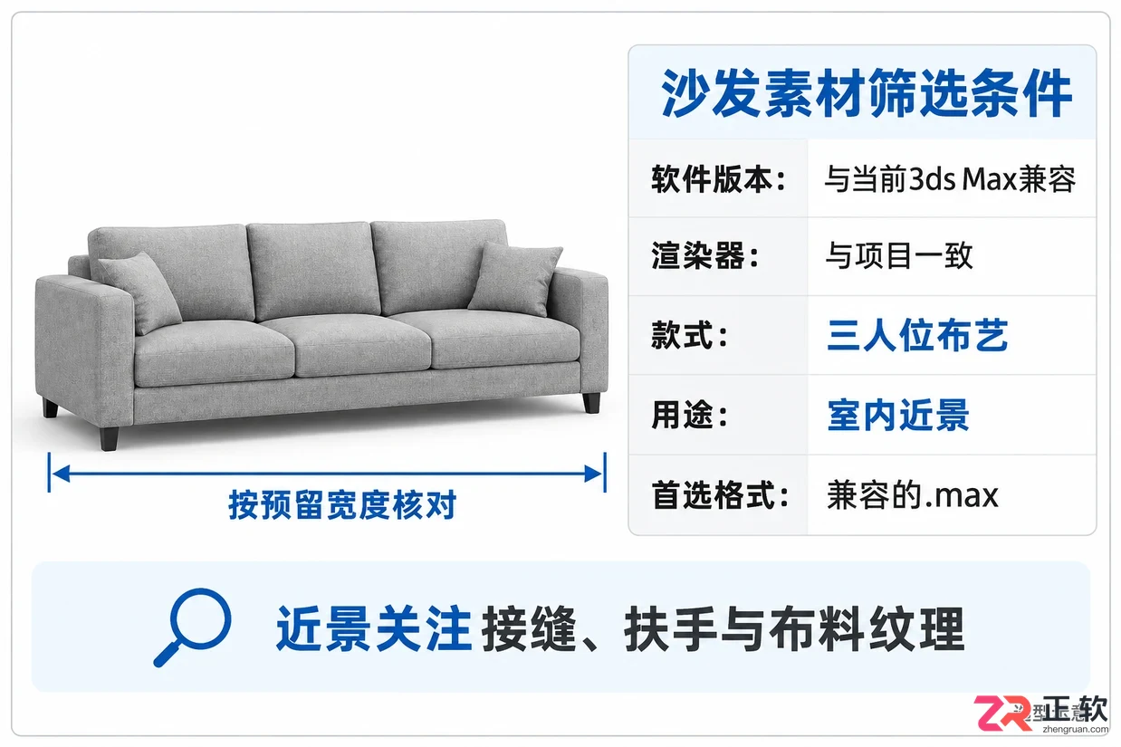 3dmax沙发素材哪里找