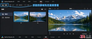 达芬奇调色截取的静帧在哪看 查找路径