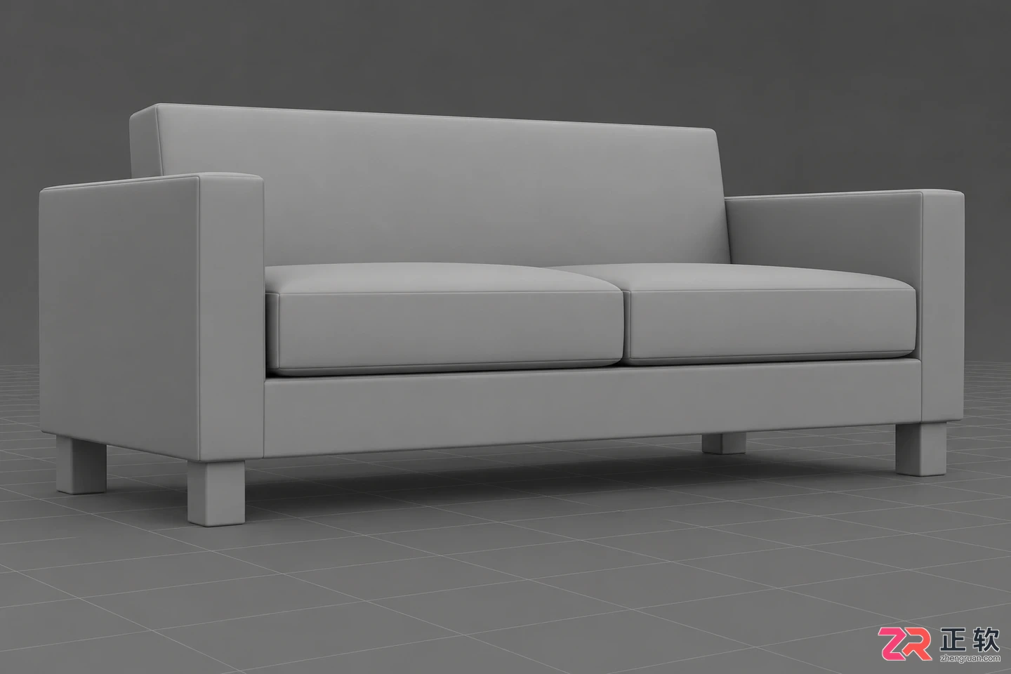 3dmax沙发模型怎么做