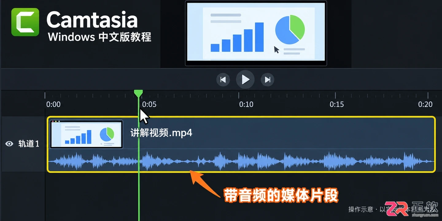 camtasia怎么设置倍速 保持音调技巧