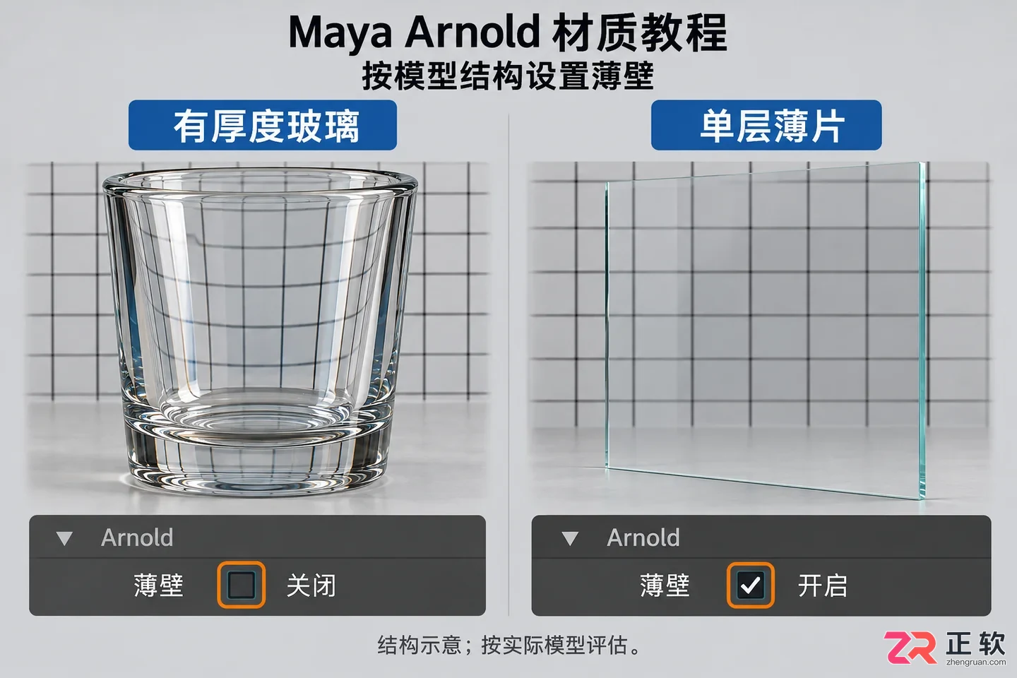 Maya玻璃材质渲染发黑怎么办